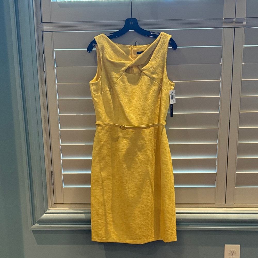David Meister Yellow  Dress Size 10